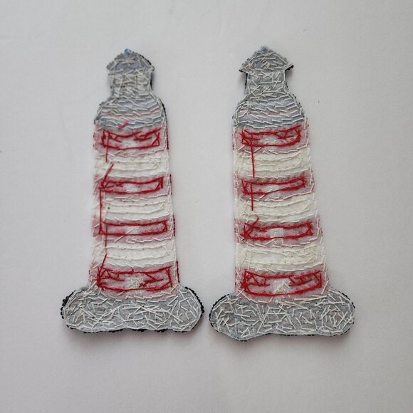 Sequins Beads 2 Nautical Applique Patches sewing Adhesive Movable & Reusable 5.5 - Picture 3 of 3